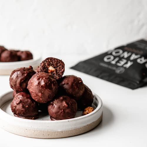 Keto Hana Cocoa & Nuts Breakfast, Snacking Granola, Just 2.2g Net Carbs, High Protein, Healthy Keto Diet Granola (Four 300g/0.6lbs Bags) - Image 5