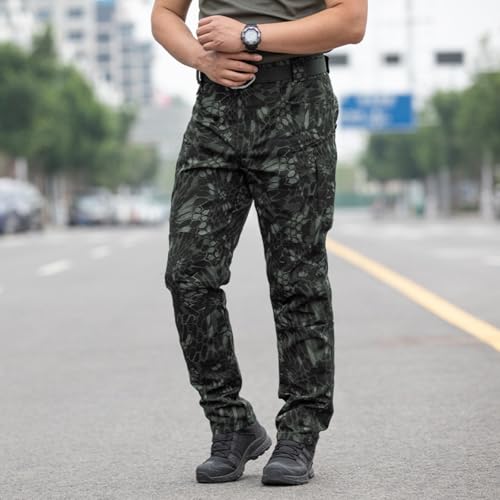 Cargo Work Pants for Men Flex Camo Tactical Waterproof Pants Big and Tall Ripstop Cargo Pants with Multi Pockets3
