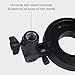 for Bowens Mount Adapter, for Bowens Mini to Standard Aluminum Mount Adapter Ring, Bracket Mounting Adapters, 0.65 inch Connector, 180 Tilt