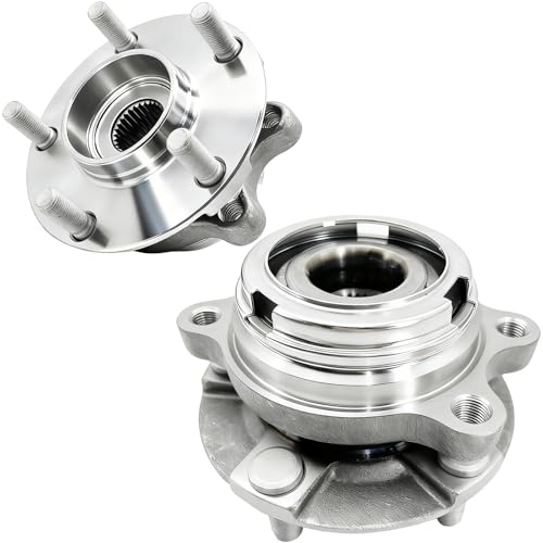 Aspligo 2Pcs 513294 Front Wheel Bearing Hub Assembly Compatible with Nissan Altima 2007 2008 2009 2010 2011 2012 (2.5L 4-Cylinder Models Only), 5 Lug w/ABS