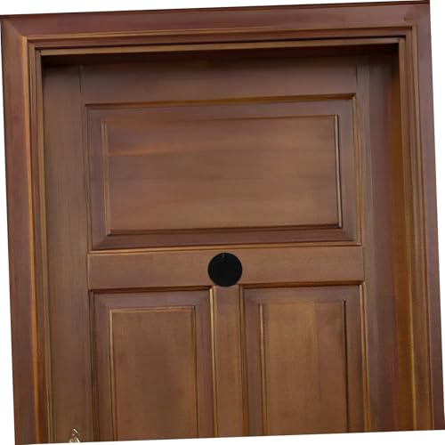 Lurrose Tapa para Agujero de Puerta, Mirilla delgada para privacidad, color negro mate, seguridad y estilo miniatura 7