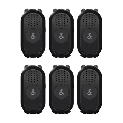 Cobra PX280 Compact Portable FRS Two-Way Radios - IP54 Certified Durability, Dock Charging, 12-Hour Battery Life, Compact Wearable Form Factor Professional Walkie Talkies for Business (6-Pack) by COBRA - Used condition - US$261.31