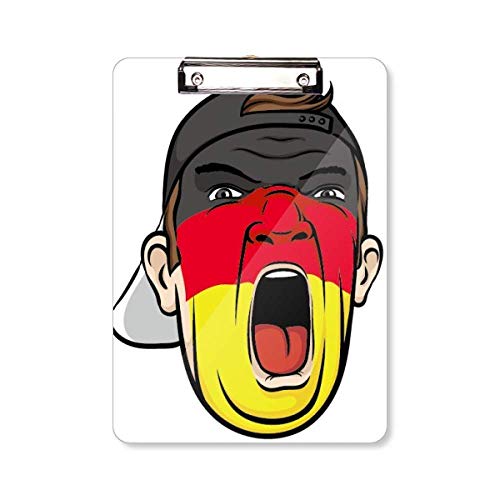 Masque de maquillage et drapeau de l'Allemagne pour de grands matchs