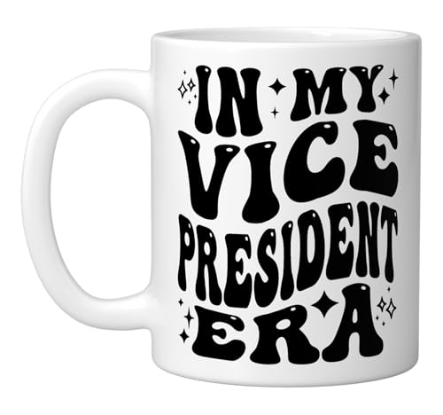 In My Vice President Era, Funny VP Club Officer Cute Leader Ceramic Mug, White