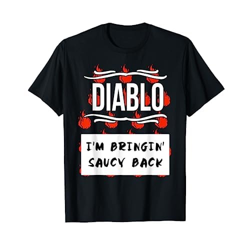 HOT SAUCES Group Halloween Costumes Taco DIABLO SAUCE T-Shirt