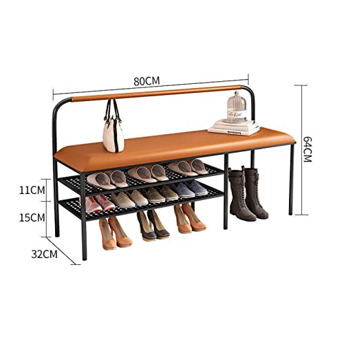 Banc de rangement pour ranger différentes chaussures hautes et basses - 3