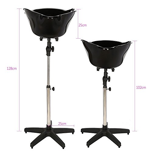 Anself Shampoo Ciotola Lavabo con Scarico Capelli