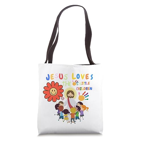 Bolso tote para niños con diseño cristiano miniatura 1