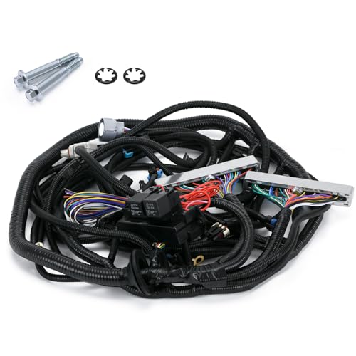 4L60E DBW Standalone Wiring Harness Compatible with GM LS1 Vortec Engine 4.8 5.3 6.0 L 1997-2004 Green/Blue PCM LS Swap Engine Harness Stand Alone Wire Harness Drive by Wire