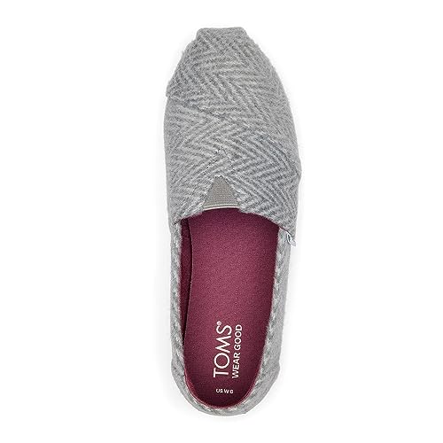 Image of TOMS Women's Alpargata CloudBound Espadrille Loafer Flat, Shadow Brushed Herringbone, 7