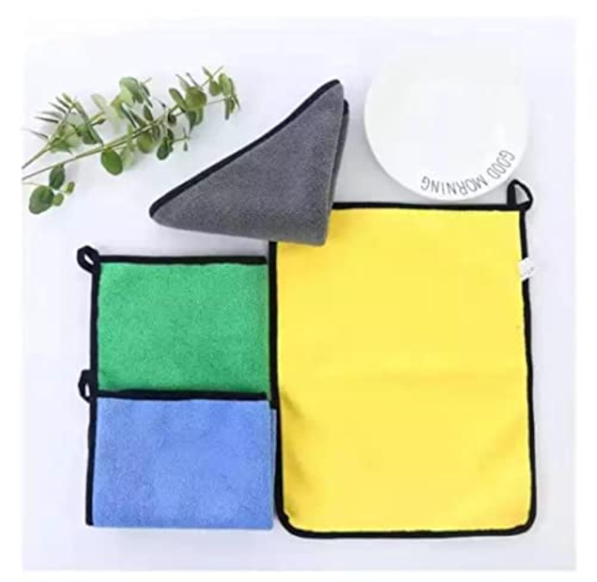 Microfiber Cleaning Cloths Pack of 2, 40x40cm
