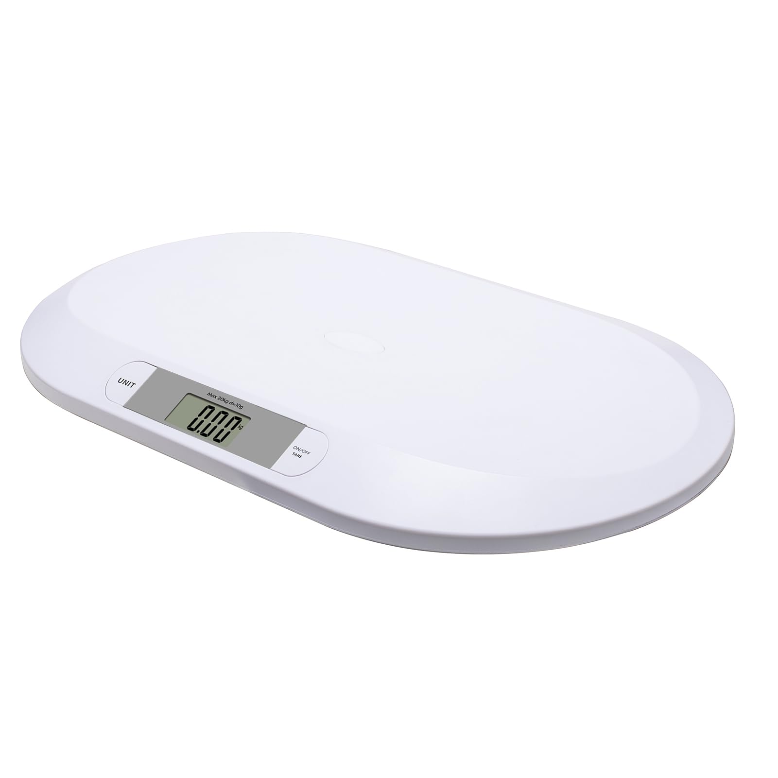 Naroote Kleinkindwaage, Leichtes, Kompaktes Design, Leicht Ablesbares LCD-Display, Digitale Waage für Baby-KG/LB-Einheiten, Geeignet für Kleinkinder