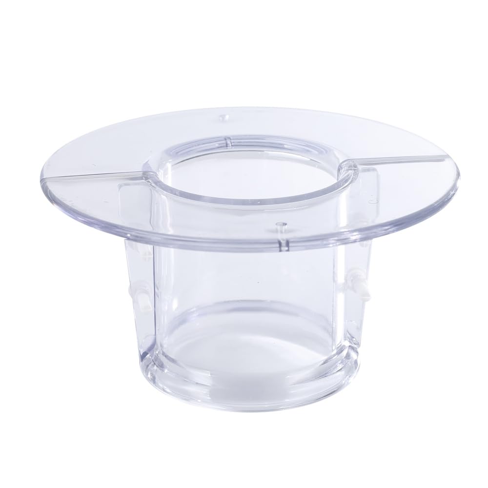 MiOYOOW - Collar antimordedura para loro, collar de recuperación de pájaros de acrílico transparente curación de heridas de pájaros, collar isabelino para pájaros, loros, pollos