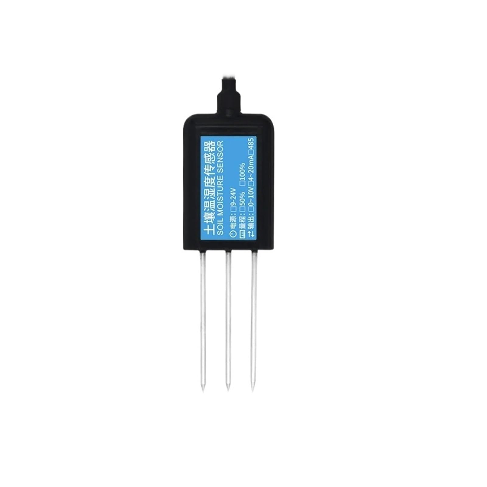 JJKKOZVQF Soil Temperature and Humidity Sensor Detection Conductivity Transmitter(B1ue)