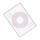 Photo Gallery magiclulu tappetino da forno in silicone extra large 50x70 cm antiaderente per stendere la pasta con misure e righello motivo casuale rosso Photo Gallery magiclulu tappetino da forno in silicone extra large 50x70 cm antiaderente per stendere la pasta con misure e righello motivo casuale rosso