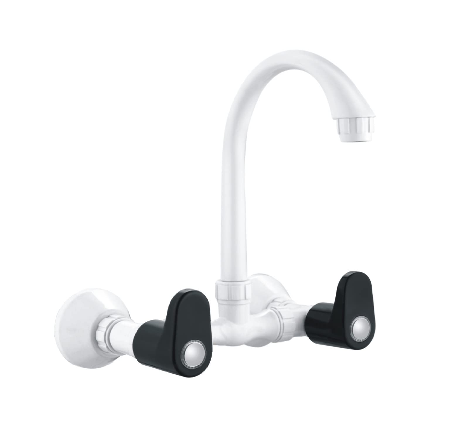 SanituF GX-2020 Wall Mounted Sink Mixer Tap 100% PTMT | GALAXY Series Sink Taps for Kitchen | Sink Mixer Tap Hot and Cold | Plastic Sink Mixer Tap for Kitchen | Sink Mixer Tap (Pack of 1) (B0BTHWY8C7) Amazon Price History, Amazon Price Tracker