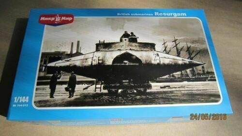 Miniatura 4 de Mikro-mir 144-012 - 1144 Submarino británico Resurgam, kit de modelo de plástico a escala