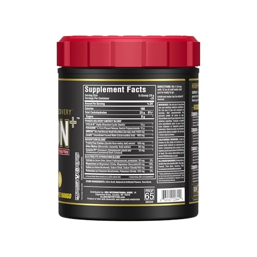 Image of ALLMAX CARBION+, 725 g - High-Performance Training Fuel - Boosts Hydration, Performance & Recovery - with 25 g Carbs & Zero Sugar - 25 Servings