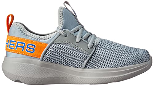Tênis Go Run Fast-Valor, Skechers, Meninas, Cinza Escuro / Laranja, 30