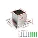 Wealrit 4 Pcs Square Post Bases Stainless Steel Flange Anchor Bases Heavy Duty Post Brackets for Fence Deck Railing Support(1