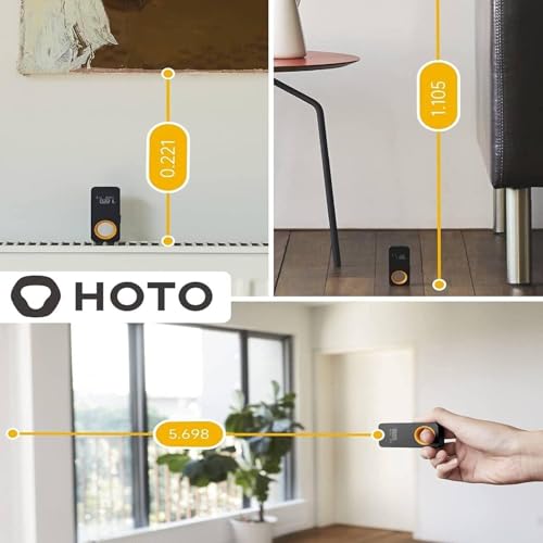 HOTO Metro Laser con Bluetooth, Laser Meter Digitale, Misuratore di Distanza Portatile Mini, Precisione 2 mm, 2 Modalità di Misurazione, Cambio Unità M/Ft+in, Ricarica Tipo-C - 9
