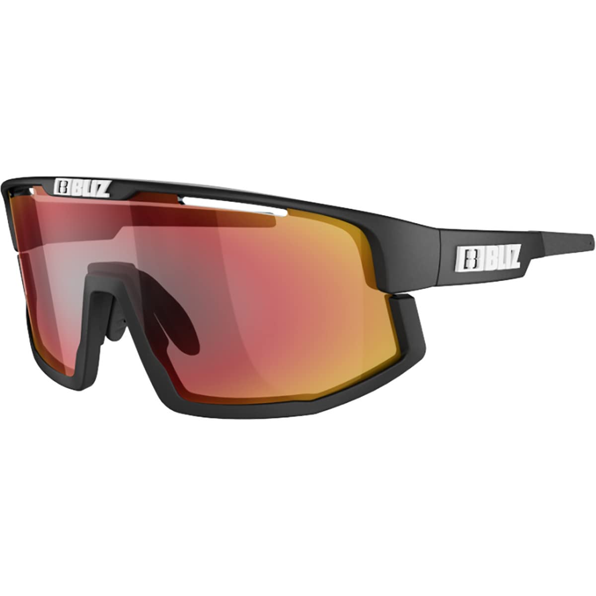 Bliz Vision Sonnenbrille matt black-brown red multi Einheitsgröße