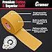 Cramer Team Color Athletic Tape, Gold, Latex-Free, 1.5