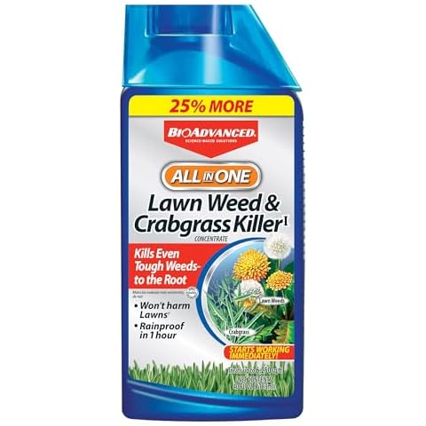 BioAdvanced 704140 All-in-One Lawn Weed and Crabgrass Killer Cover