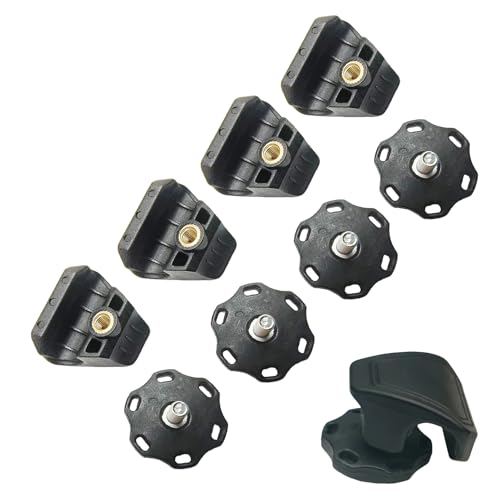 Football Visor Clips, 2 Pair Football Helmet Screws, Helmet Fasteners Accessories, Quick-Release...