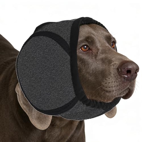 Protectores de Orejas para Perros | Fundas Aislantes Que Calman Al Reducir El Ruido - Vendas para Orejas de Mascotas | para Chihuahua Bulldog Francés como Disfraz De Invierno Y Navidad