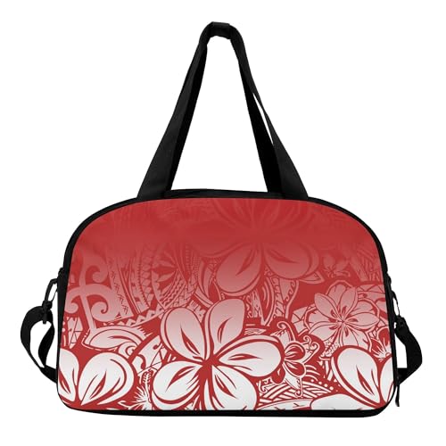 Custom Travel Bag Mode Travel Camping Bag Samoa Vintage Tribal Print Personalized Tote Bag Polynesia