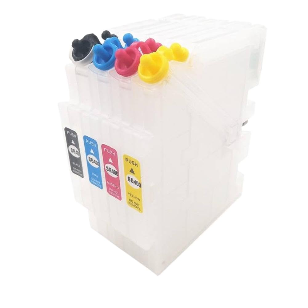 Cartuccia d'inchiostro ricaricabile e inchiostro a sublimazione compatibile con la stampante SG400 SG800(SG400 One set)