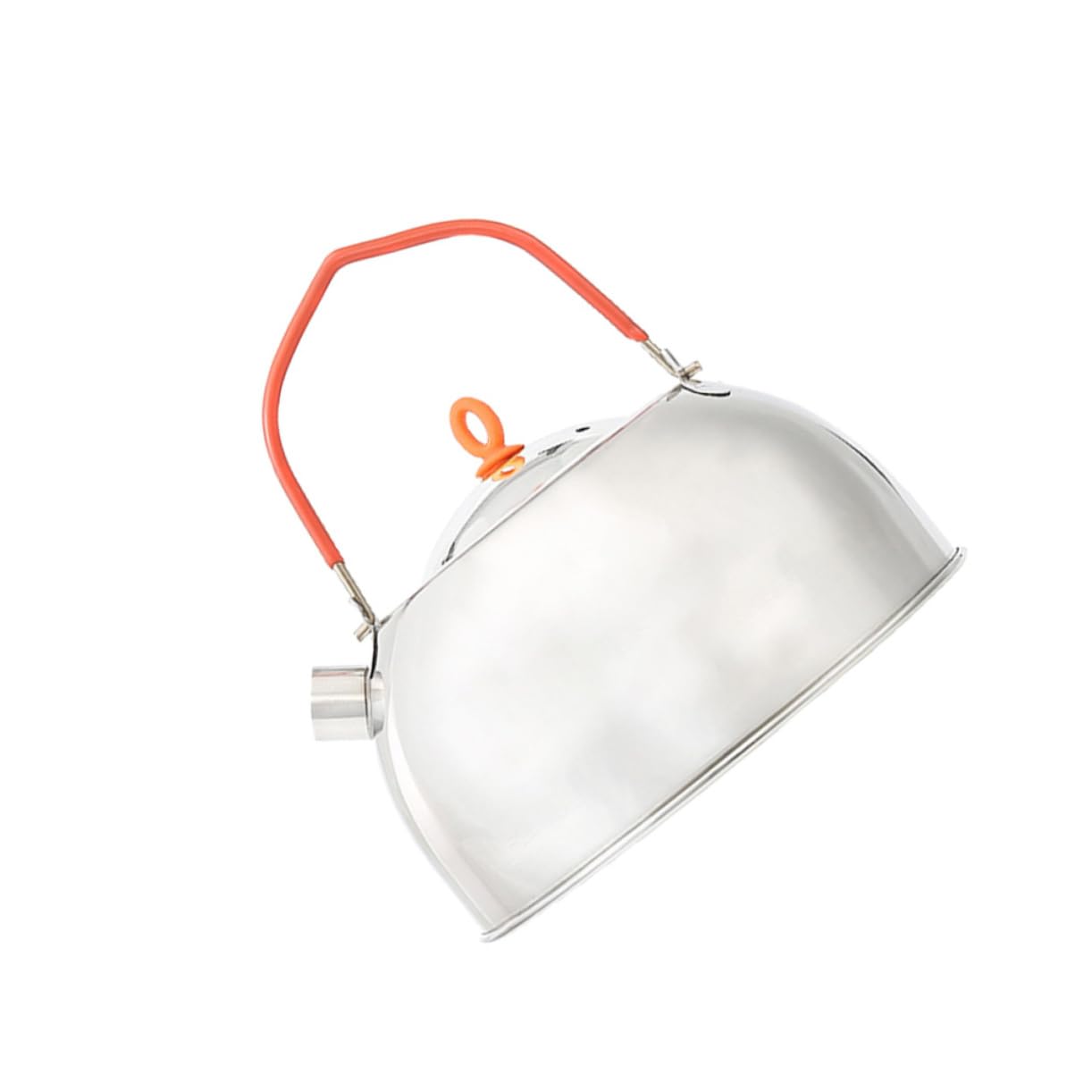 GANAZONO Stainless Steel Mini Kettle 0.6l Ideal for Camping Hiking Outdoor Tea Pot Compact Design