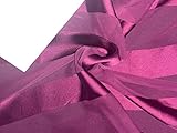 Georgette Fabric majenta with majenta Satin Stripes 44" id=11869 by The Yard