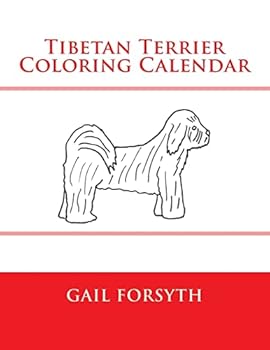 Paperback Tibetan Terrier Coloring Calendar Book