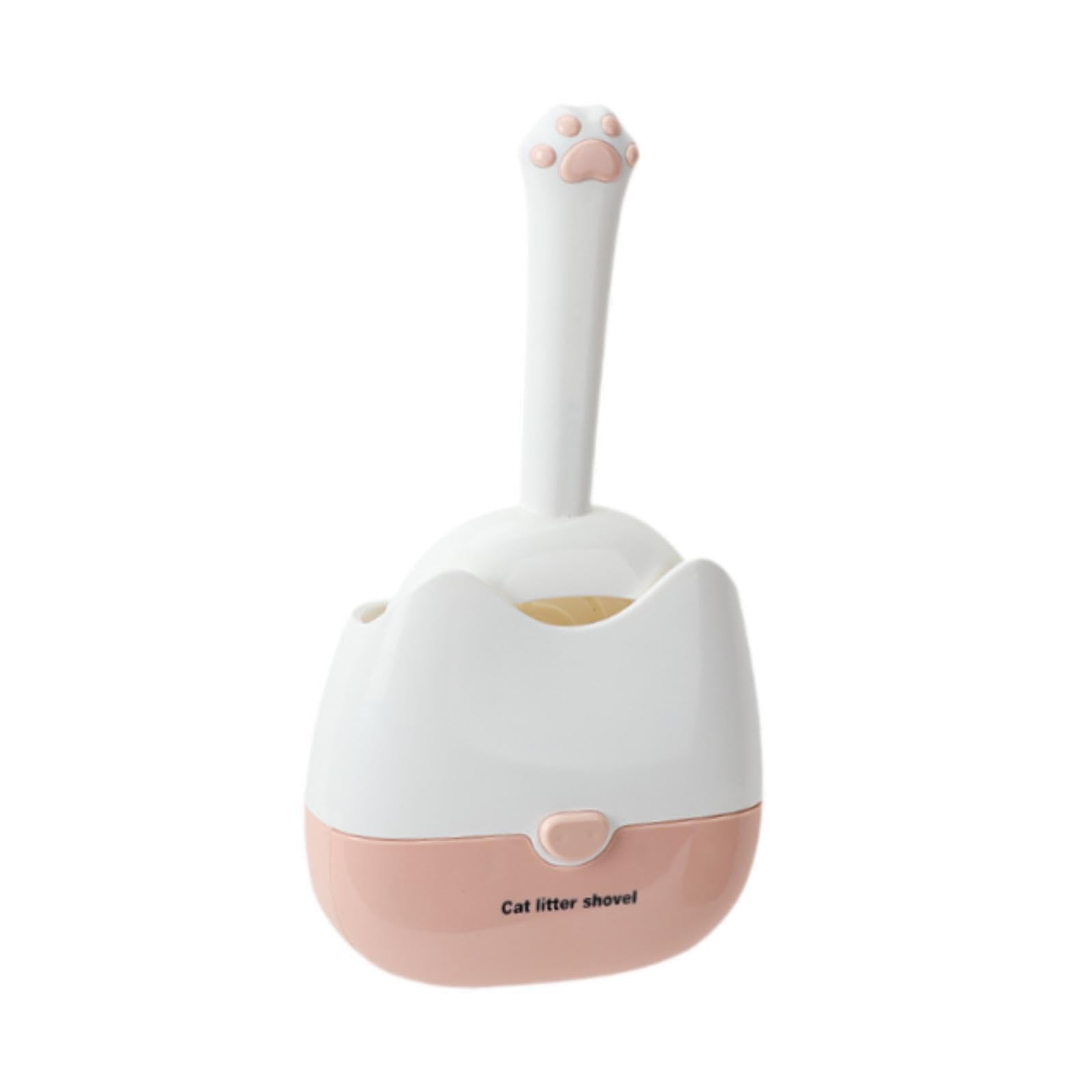 MYCENSE Cat Litter Scooper Pet Scoops Cat Litter Holder with Storage Washable Cute Multifunctional Sand Sifter for Beech Living Room, Pink