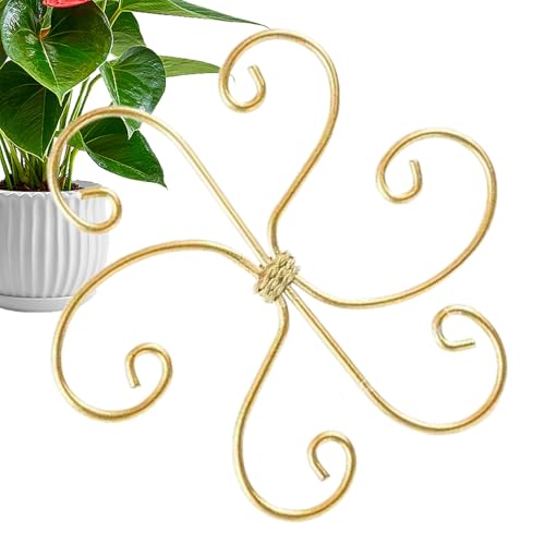 Soporte Para Plantas De Interior Para Talos,Soportes De Hierro Reutilizables Ajustables | Soportes De Jardín Para Plantas Rampantes Orquídea Rosa Árbol Del Dinero Gladiolo