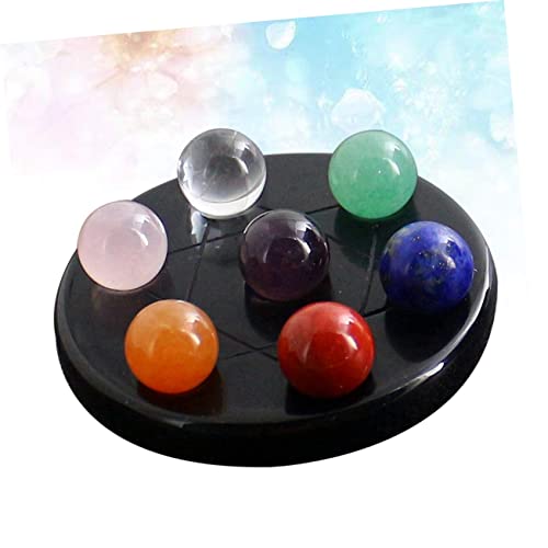Pierre précieuse de chakra COLLBATH et boules de cristaux de quartz