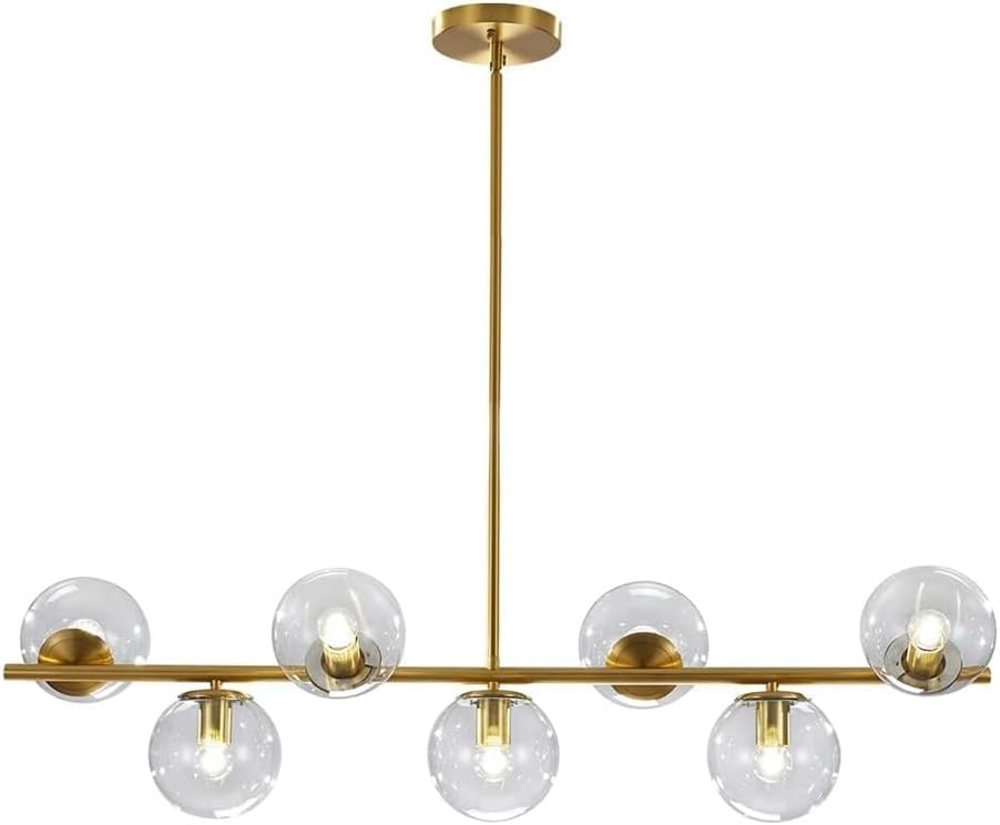 Suspension linéaire milieu du siècle doré GWJKG pour remplacer un lustre obsolète