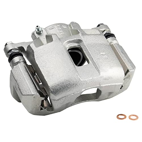Image of TRQ Front and Rear Brake Caliper Set Zinc Coated Brackets Compatible with 2004-2008 Acura TSX 2003-2007 Honda Accord