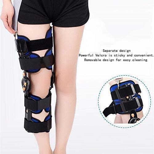 Rodilleras Médicas Orthosis De Pierna Ajustable, Ortesis Articular Retráctil For La Rodilla/Fractura De La Pierna/Soporte De La Cadera De Rehabilitación De La Articulación