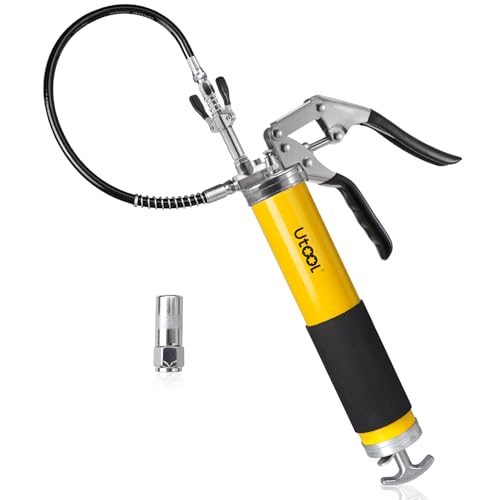 UTOOL Grease Gun, 8000 PSI Heavy Duty Pistol Grip Grease Gun Kit...