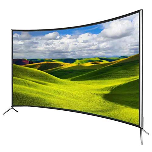 Home appliances Televisor Curvo 4K Ultradelgado, Smart TV LED HDR con WiFi, Cubra La Pantalla De Visualizacin De Vidrio Templado, Interfaz Externa Rich TV, con Soporte De Pared Dedicado