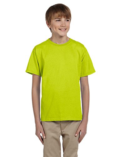 Product of Brand Gildan Youth Ultra Cotton 6 oz T-Shirt - Safety Green - S - (Instant Savings of 5% & More)