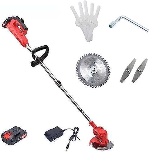 Tondeuse à gazon sans fil rechargeable et désherbeur de jardin 24V