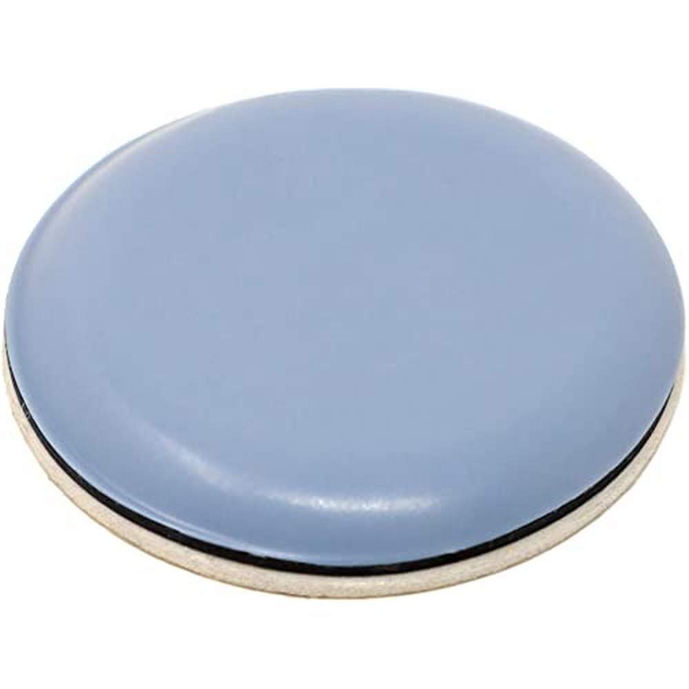 Adsamm 32 x Self-Adhesive PTFE Furniture Gliders Grey Blue Diameter 40 mm Round 5 mm Thick Furniture and