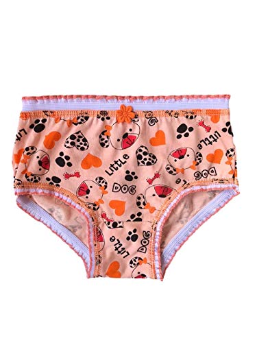 Kit Com 10 Calcinhas Infantil Estampada de Algodão (G)