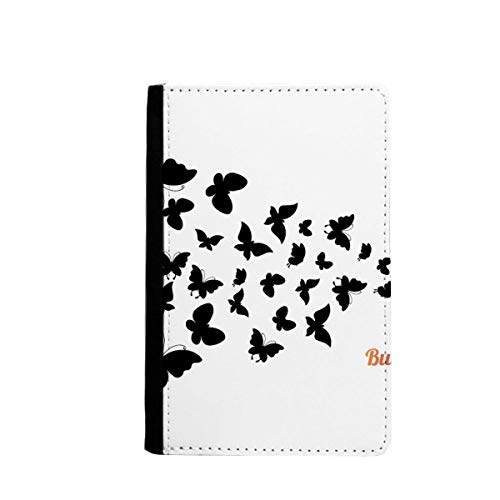 Étui portefeuille de voyage pour passeport multicolore de 3.7x5.8 pouces motif papillons