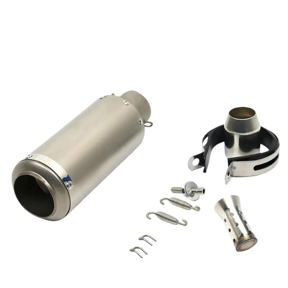 Silenciador Escape Motocicleta Tubo de escape SC para motocicleta R6 51 mm y 60, compatible con silenciador GP-Project fibra carbono DB Killer