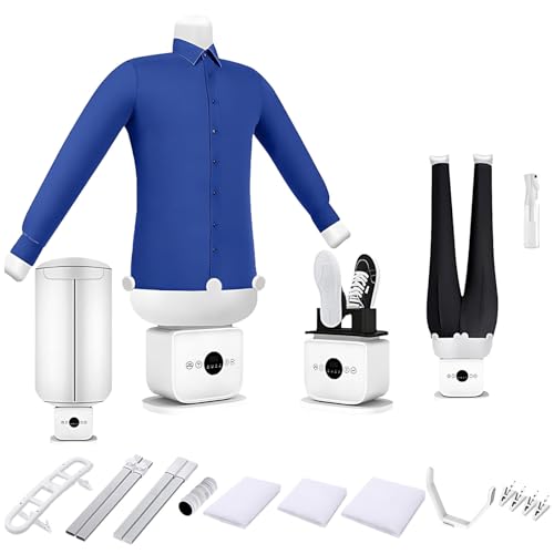 SHEUAO Repasseuse De Chemises Automatique | Poupée De Repassage avec 1400w De Puissance | Machine À Repasser avec Corps Ballon | Embout Parfumé Inclus | Rapide,Efficace,Parfumé C
